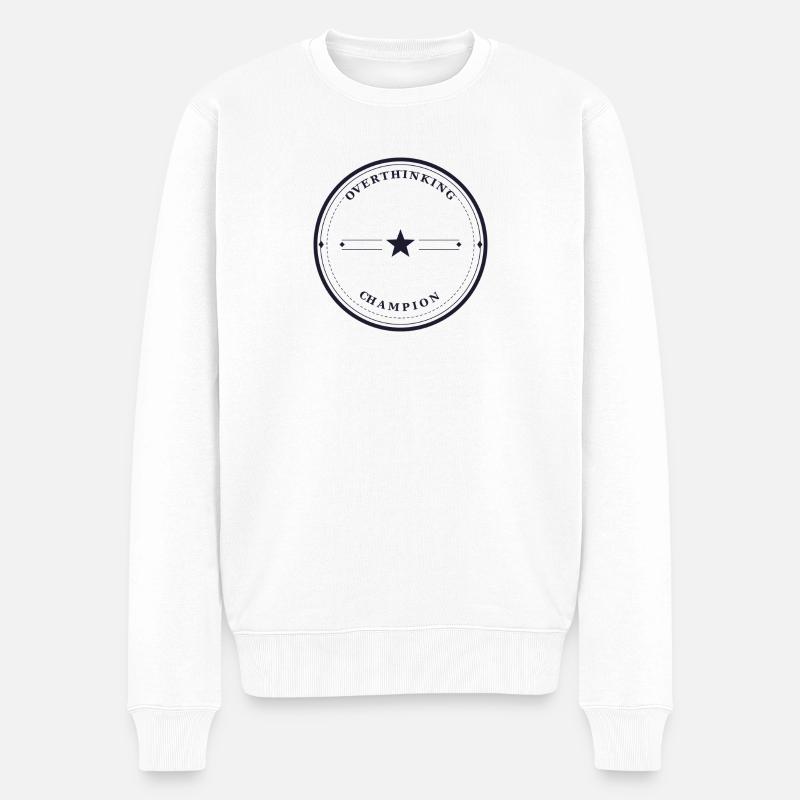 Champion de la suranalyse - Pull Premium bio Homme - blanc