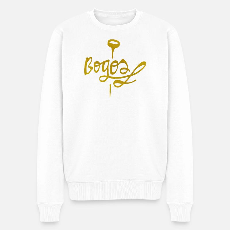 Bogos - Pull Premium bio Homme - blanc