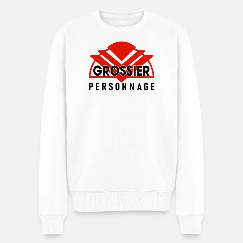 Gossier personnage - Pull Premium bio Homme - blanc