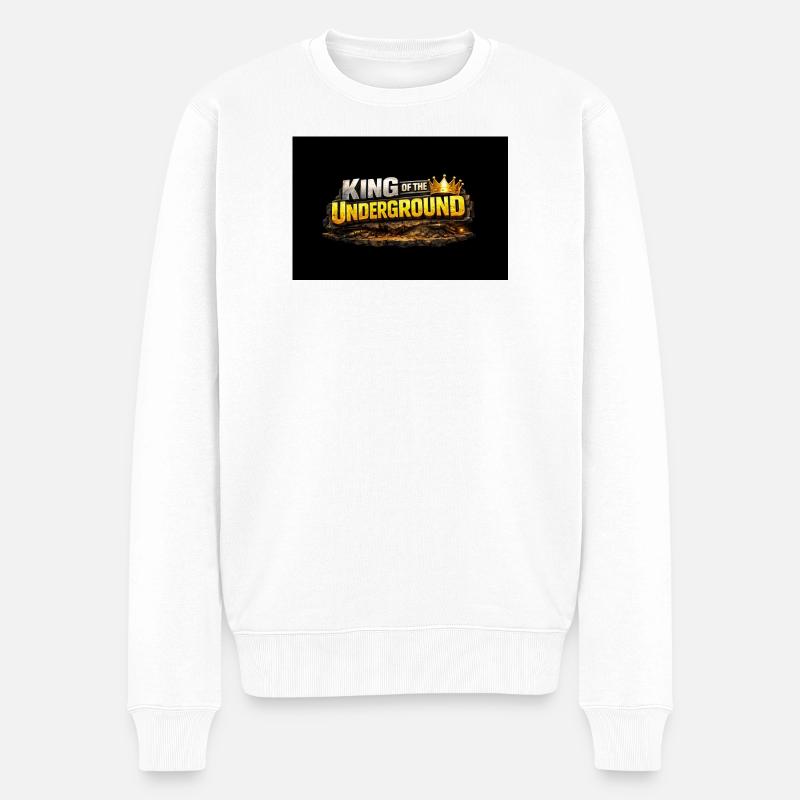 Roi - Pull Premium bio Homme - blanc