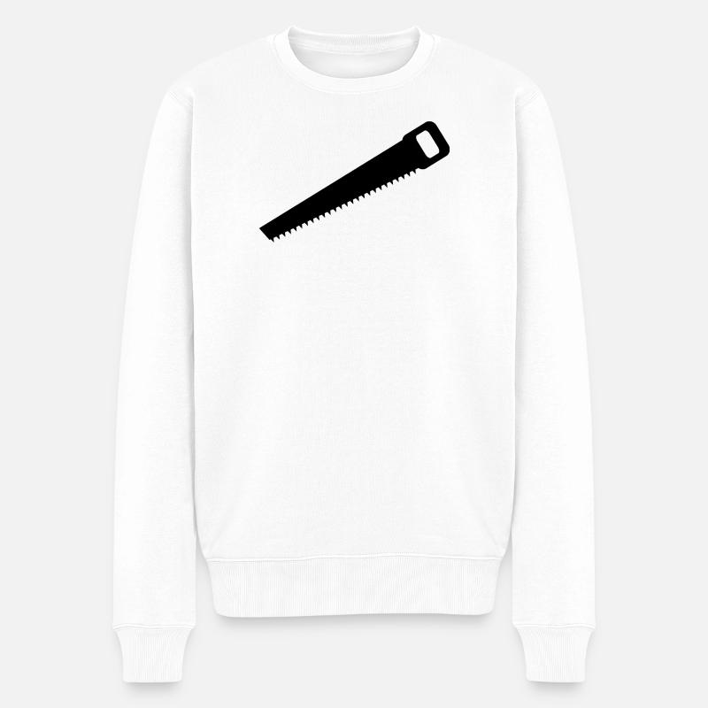 Scie à main - Pull Premium bio Homme - blanc