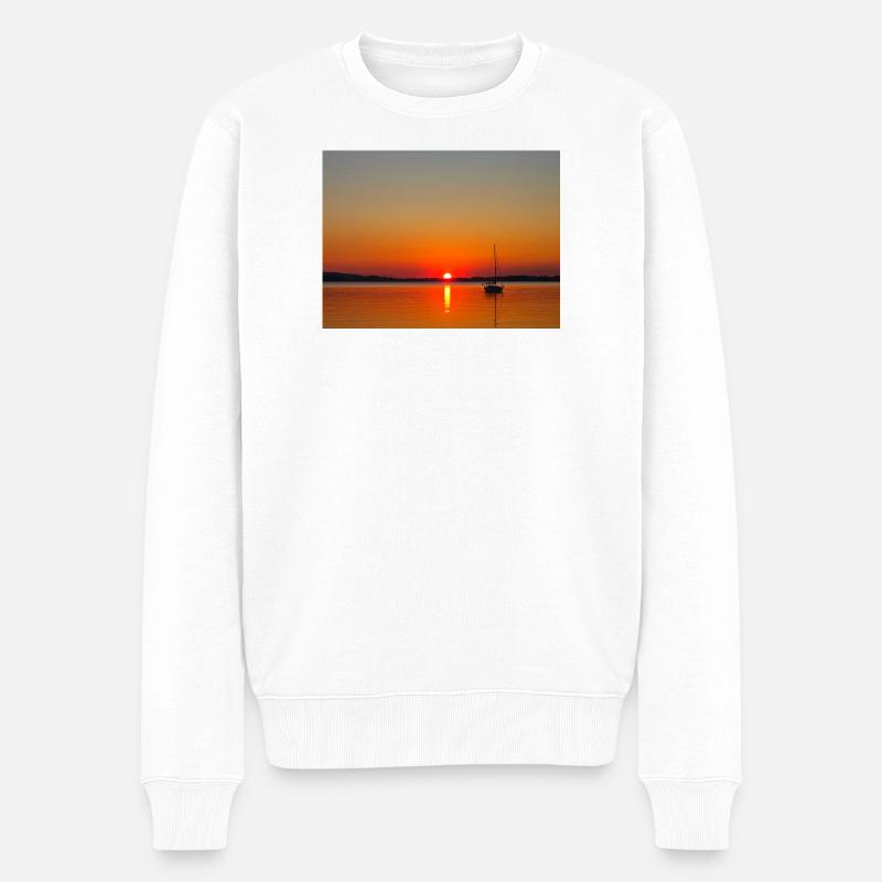 Mer de Bavière - Pull Premium bio Homme - blanc