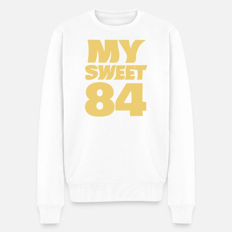 Sweet 84 - Pull Premium bio Homme - blanc
