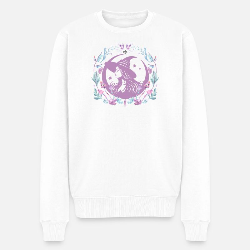 Hueterin_des_Waldes - Pull Premium bio Homme - blanc