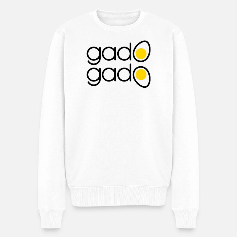 Gado Gado indonésien - Pull Premium bio Homme - blanc