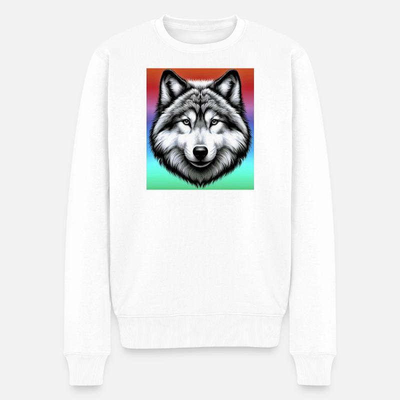 Loup - Pull Premium bio Homme - blanc