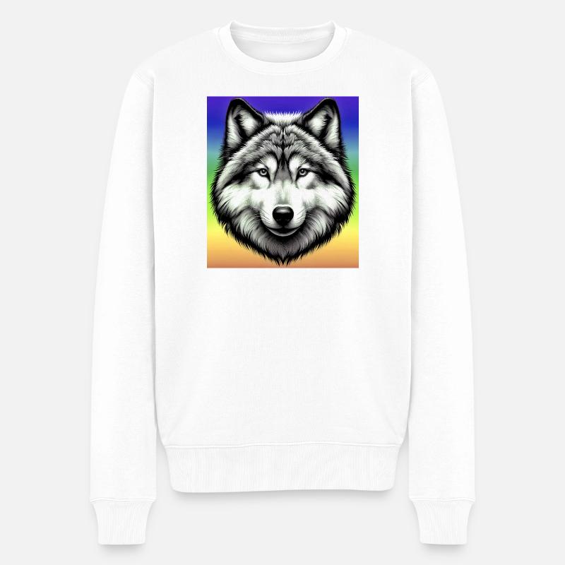Loup - Pull Premium bio Homme - blanc