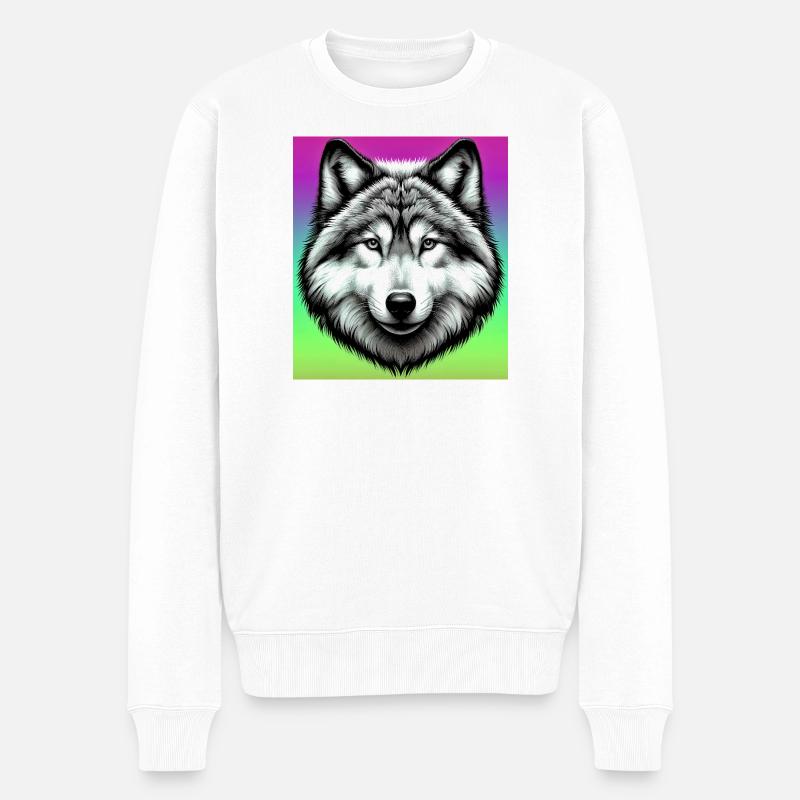 Loup - Pull Premium bio Homme - blanc