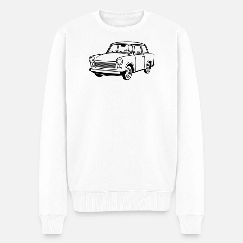 Trabi 601 Coupé - Männer Premium Bio Pullover - Weiß