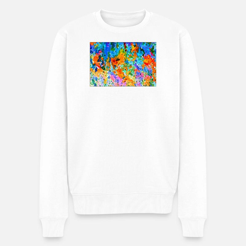 janderesj - Männer Premium Bio Pullover - Weiß