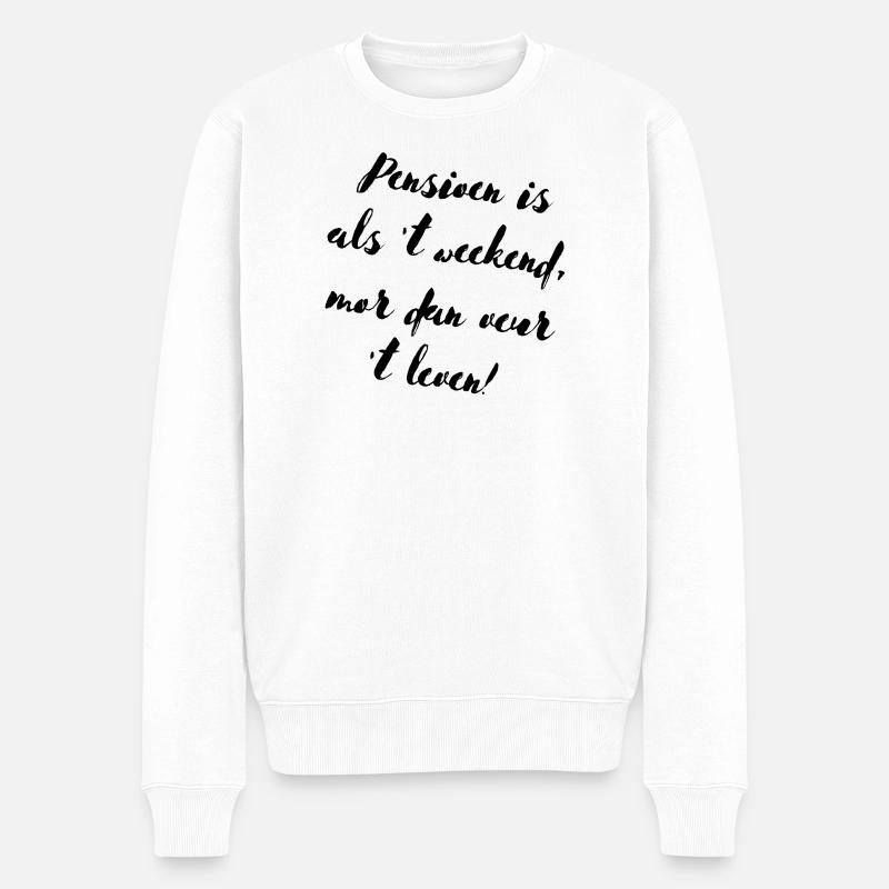 Retraite : Week-end Veur Altijd ! - Pull Premium bio Homme - blanc