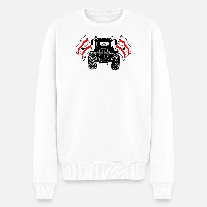 Drenthe_Tractor_Pride - Pull Premium bio Homme - blanc
