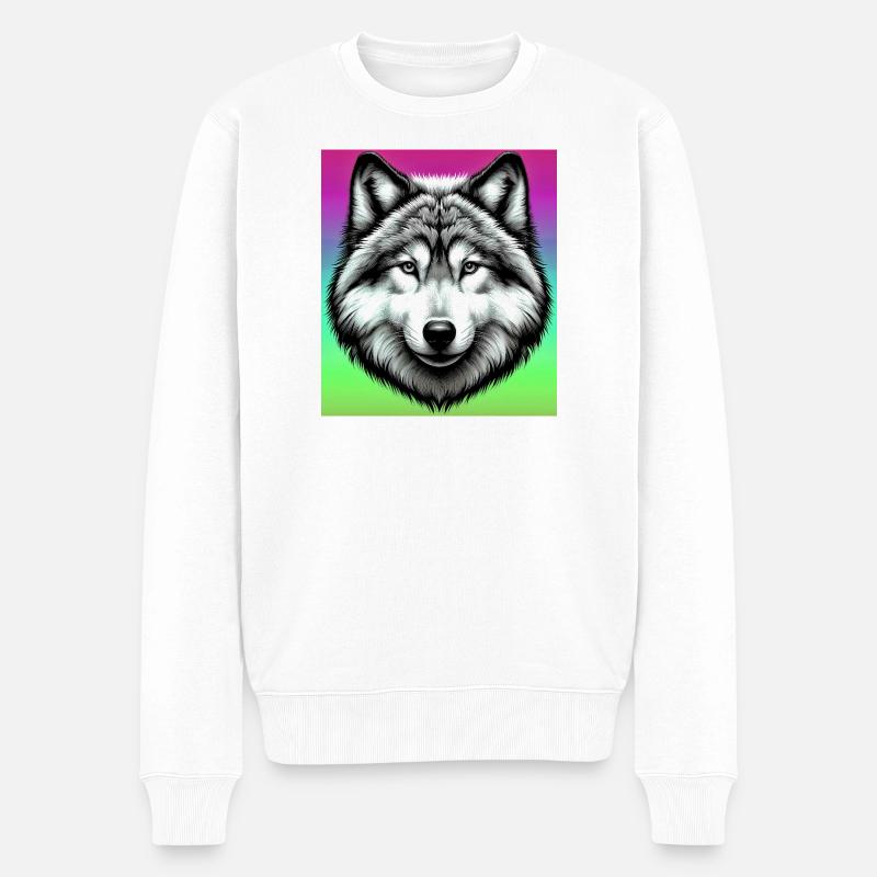 Loup - Pull Premium bio Homme - blanc