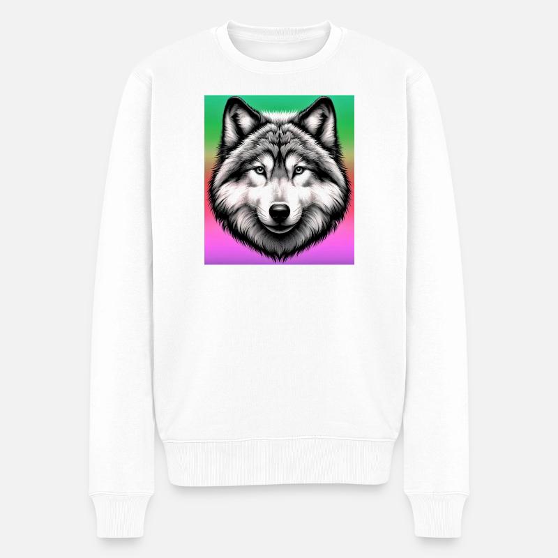 Loup - Pull Premium bio Homme - blanc