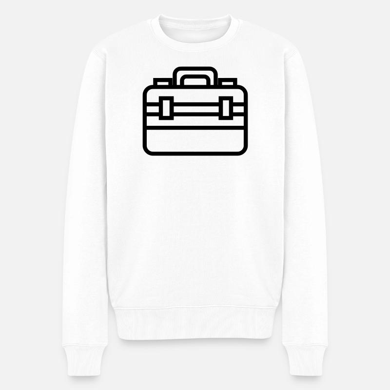 boîte à outils - Pull Premium bio Homme - blanc