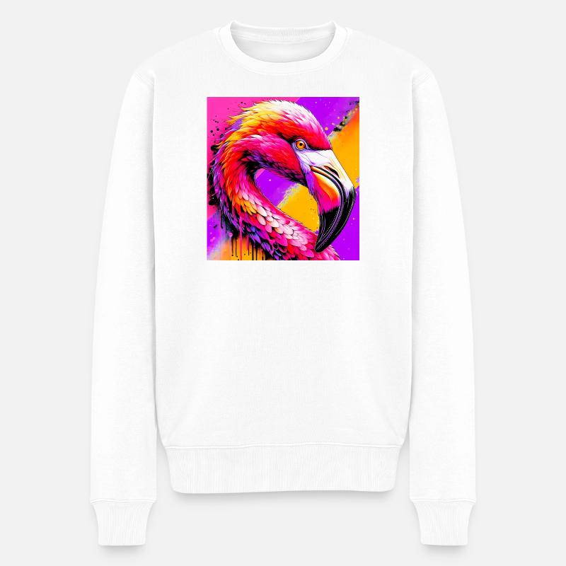 Flamant - Pull Premium bio Homme - blanc