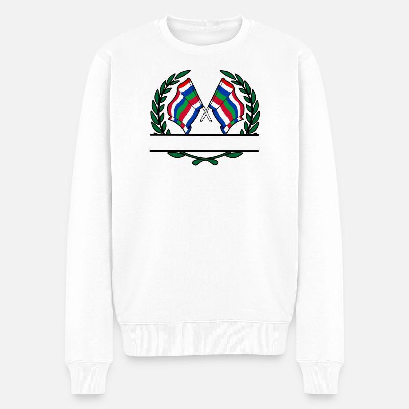 Schier Laurel Custom – Édition Île - Pull Premium bio Homme - blanc