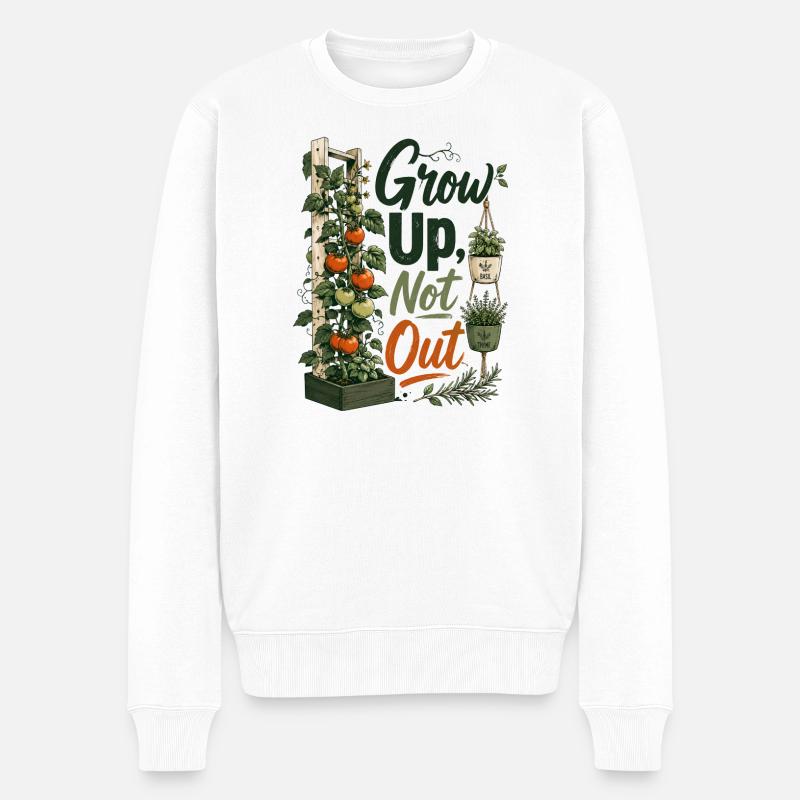 Grandis Pas Out - Pull Premium bio Homme - blanc