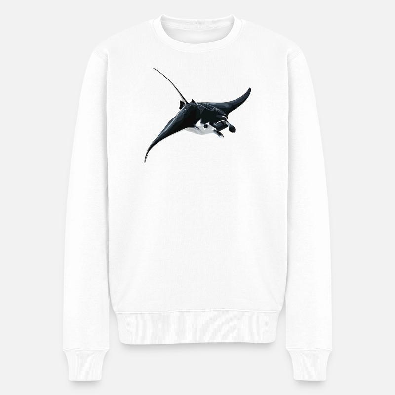 Rays Manta Rays - Men's Premium Organic Jumper - white