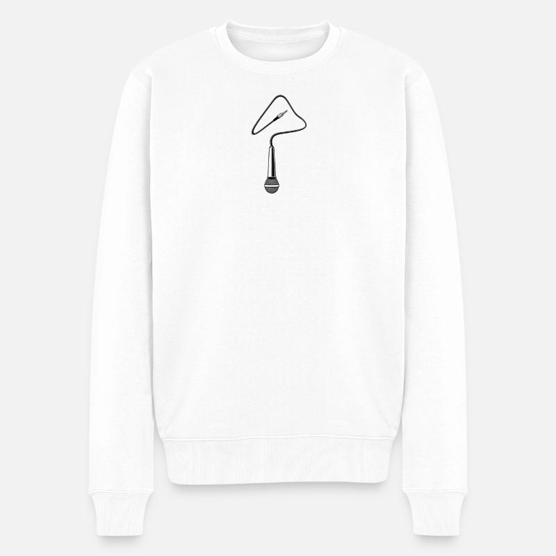 micro - Pull Premium bio Homme - blanc