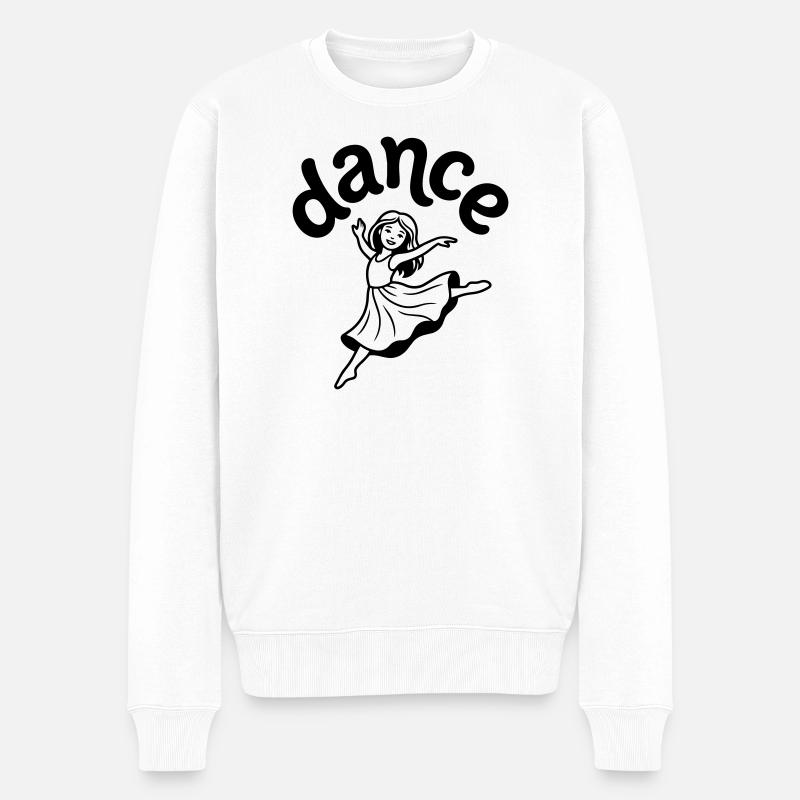danseuse - Pull Premium bio Homme - blanc