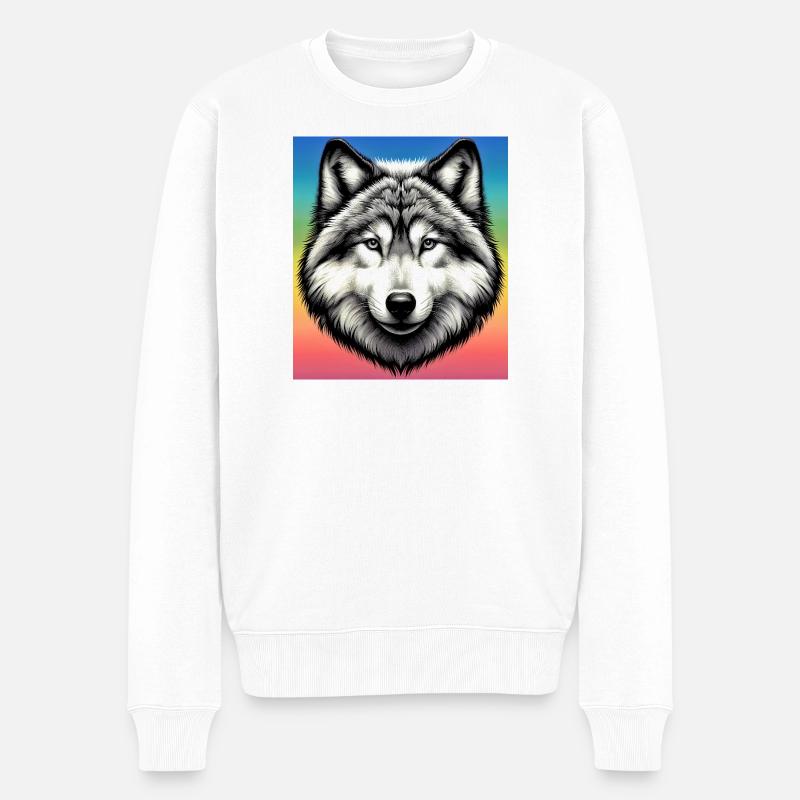 Loup - Pull Premium bio Homme - blanc