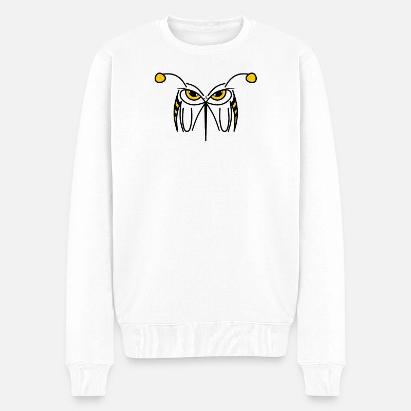 MORSURE - Guêpe en colère - Pull Premium bio Homme - blanc
