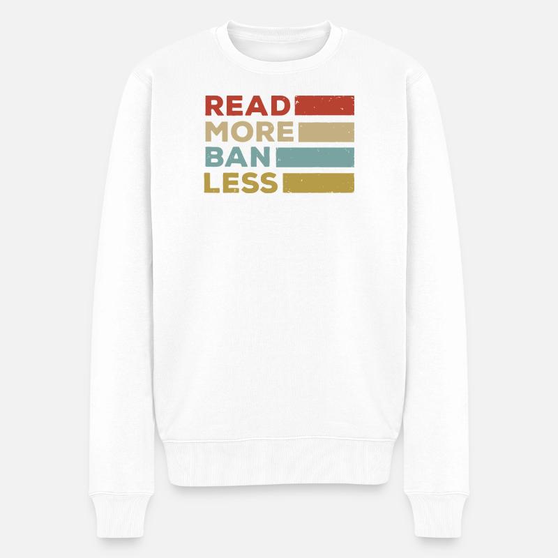 Lire la suite Interdire moins - Pull Premium bio Homme - blanc