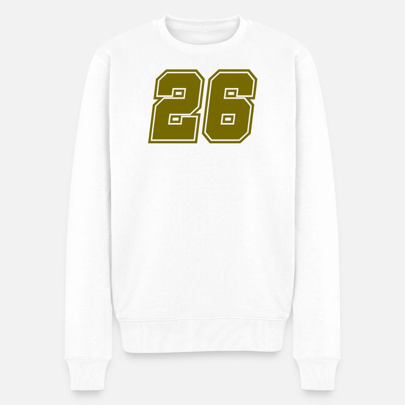 26 - Pull Premium bio Homme - blanc