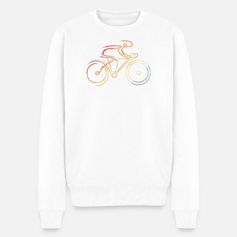 Cyclisme sur route - Pull Premium bio Homme - blanc