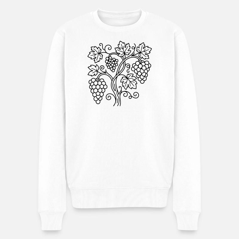 Vignoble - Pull Premium bio Homme - blanc