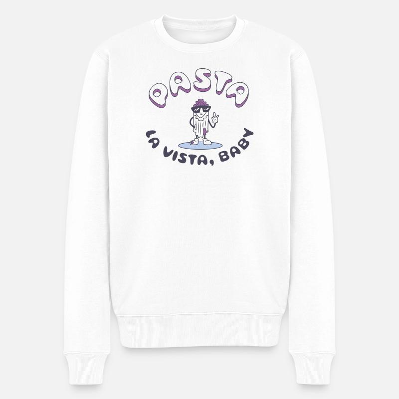 Graphique d’icônes Astra Peace - Pull Premium bio Homme - blanc