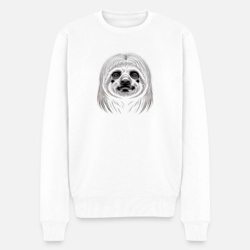Paresse - Pull Premium bio Homme - blanc