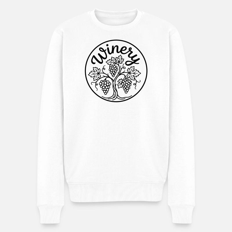 Vignoble - Pull Premium bio Homme - blanc