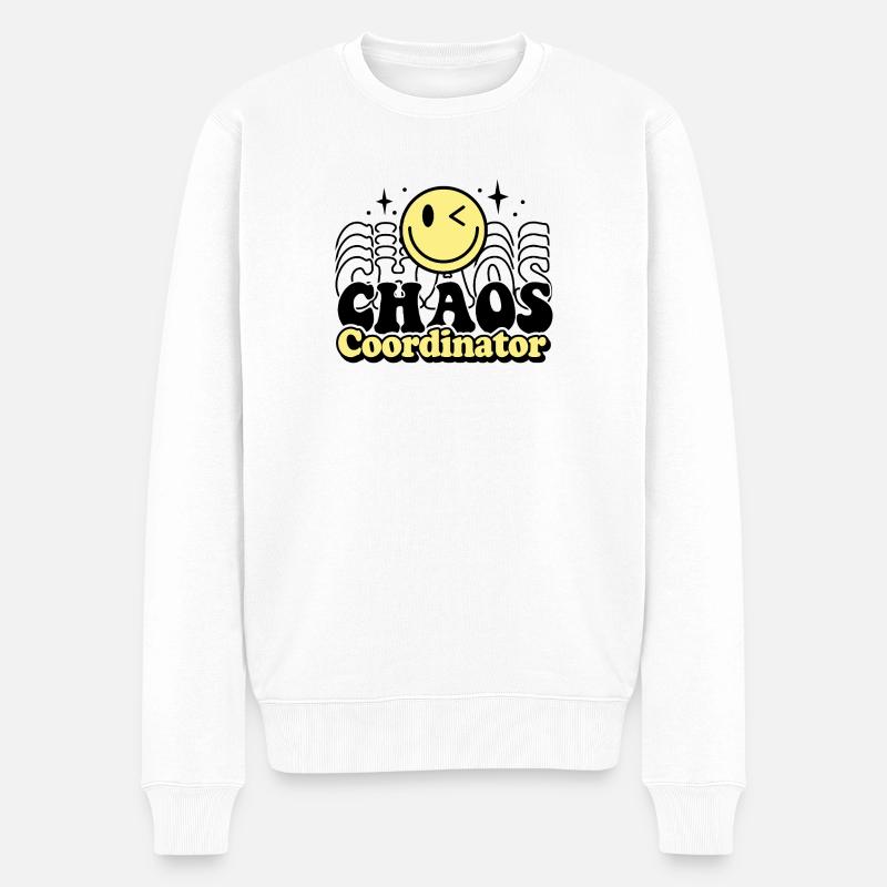 coordinator - Men's Premium Organic Jumper - white