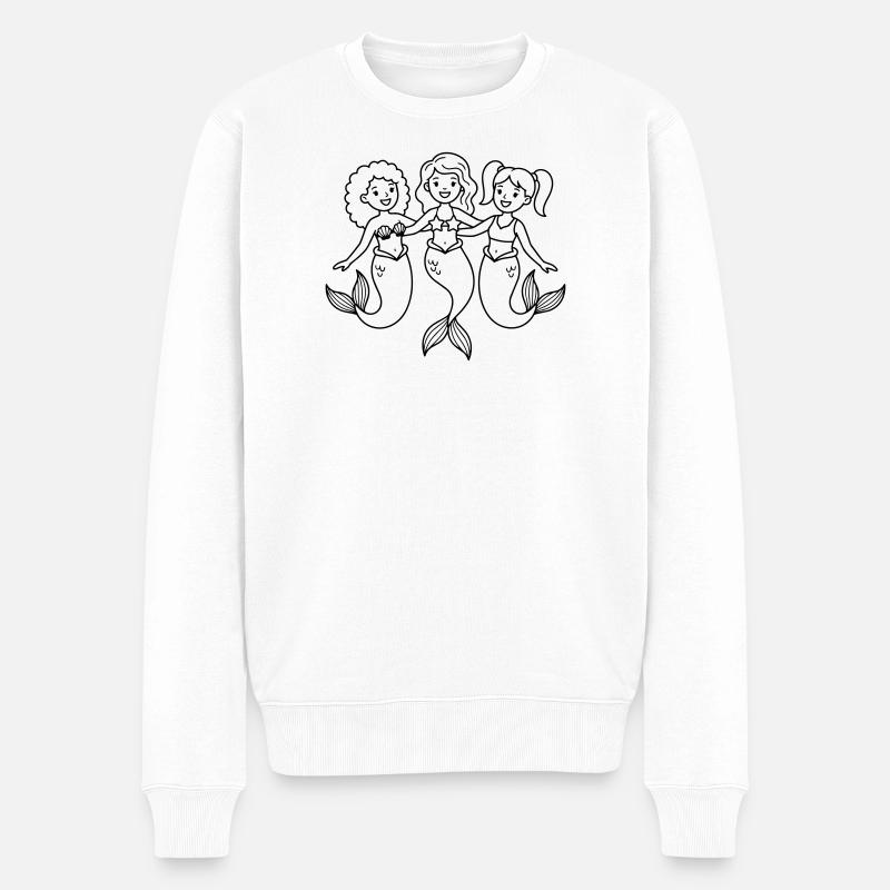 Sirènes - Pull Premium bio Homme - blanc