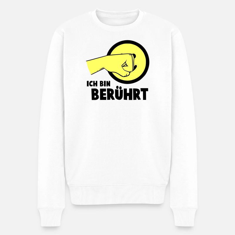 Je suis touché - Pull Premium bio Homme - blanc