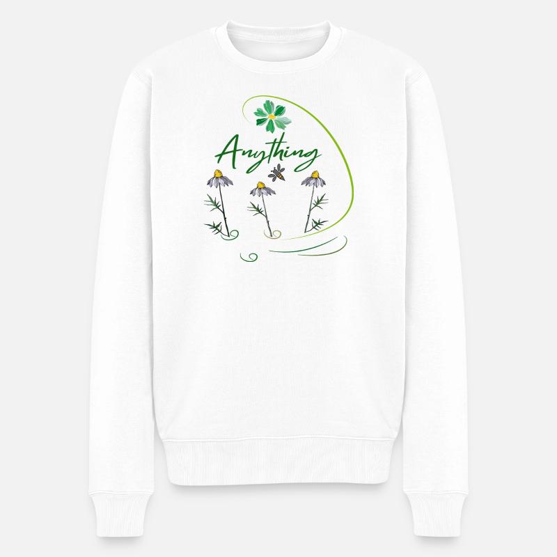 N’importe quoi - Pull Premium bio Homme - blanc