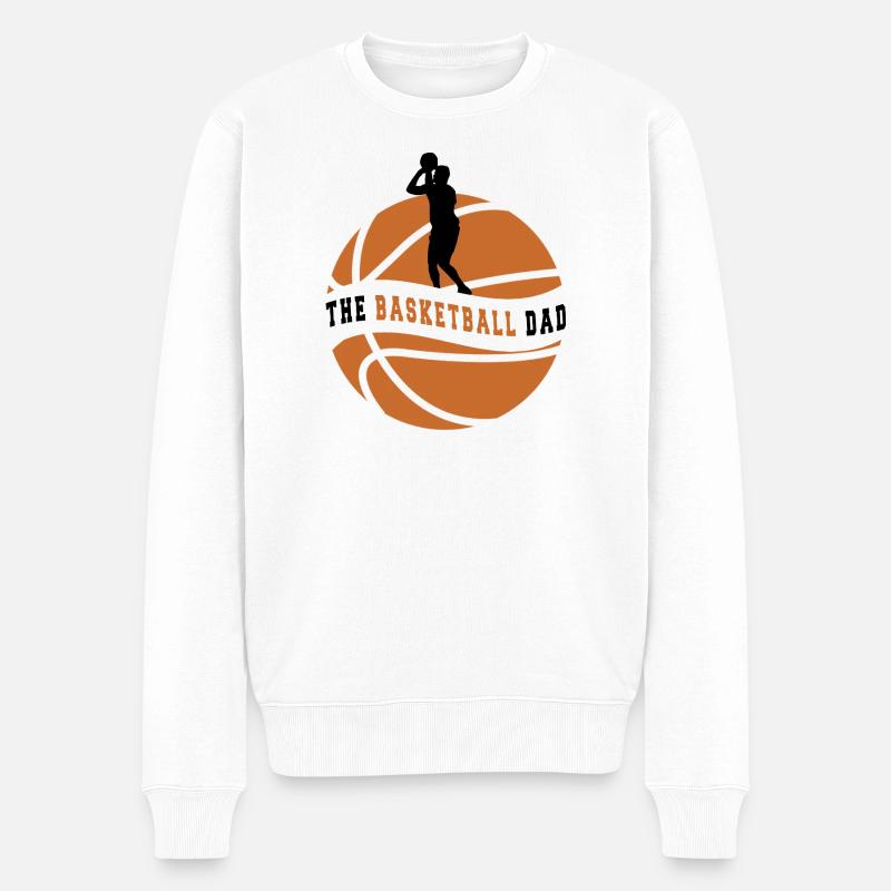 The Basketball Dad - Pull Premium bio Homme - blanc