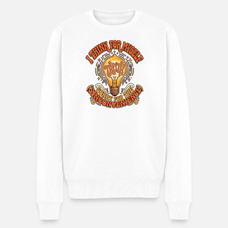 Penser par moi-même - Pull Premium bio Homme - blanc