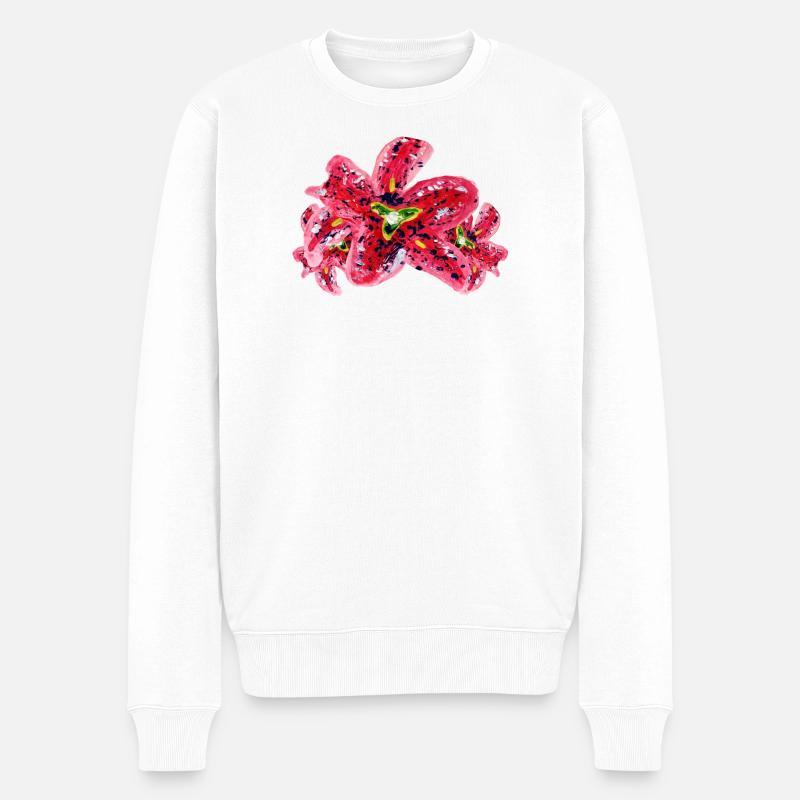 Lis - Pull Premium bio Homme - blanc