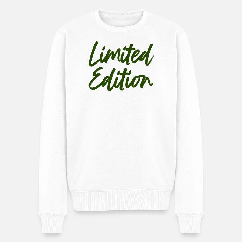 limited_edition - Männer Premium Bio Pullover - Weiß