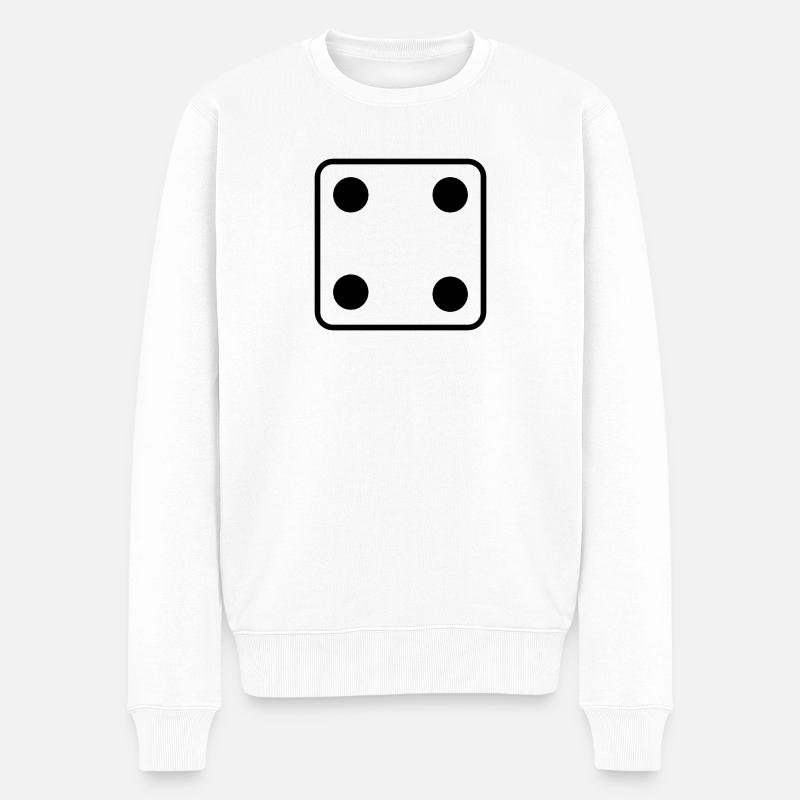 Dit - Pull Premium bio Homme - blanc