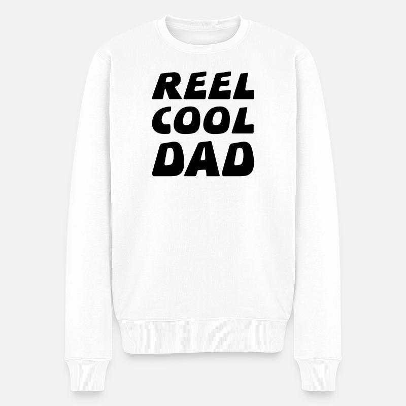 Vater - Männer Premium Bio Pullover - Weiß
