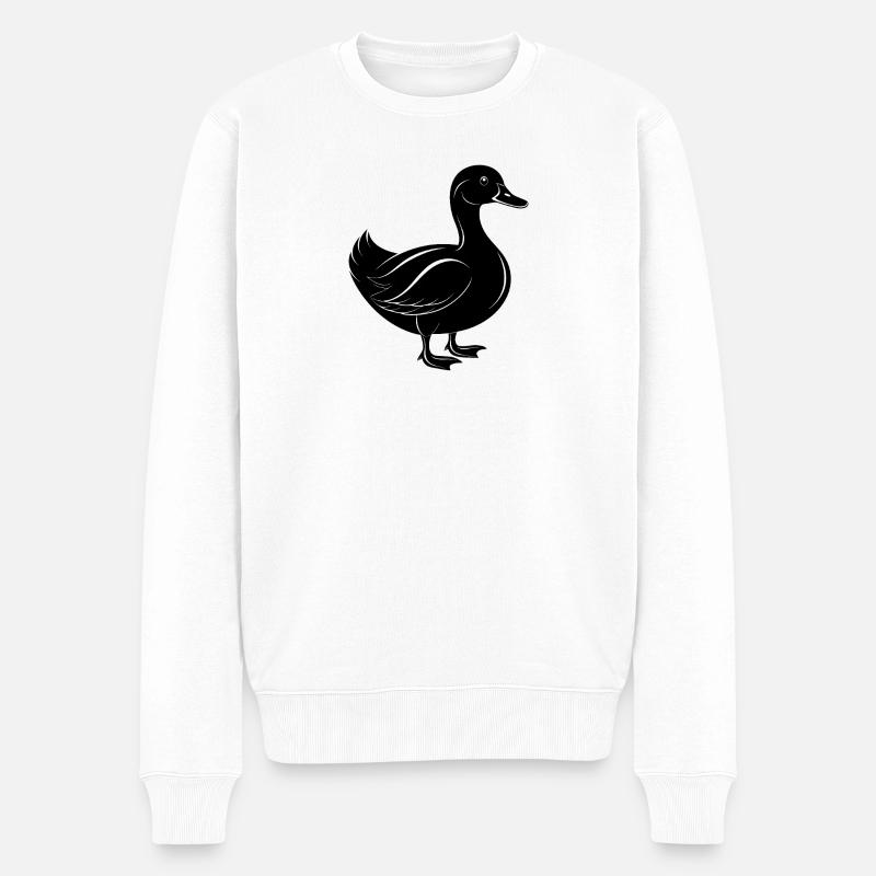 Canard - Pull Premium bio Homme - blanc