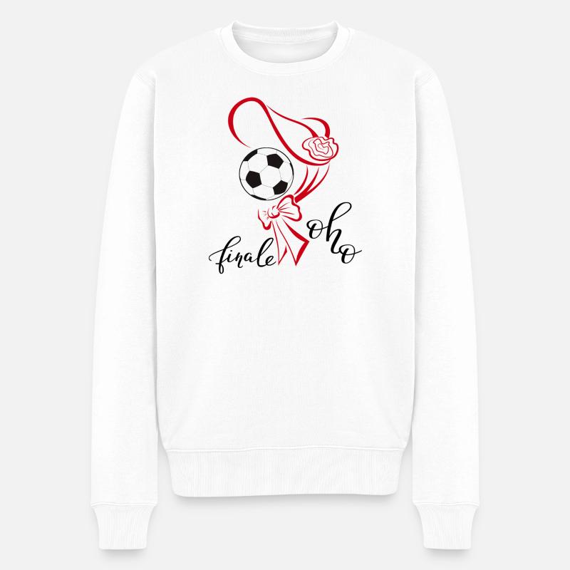Finale Oho - Männer Premium Bio Pullover - Weiß