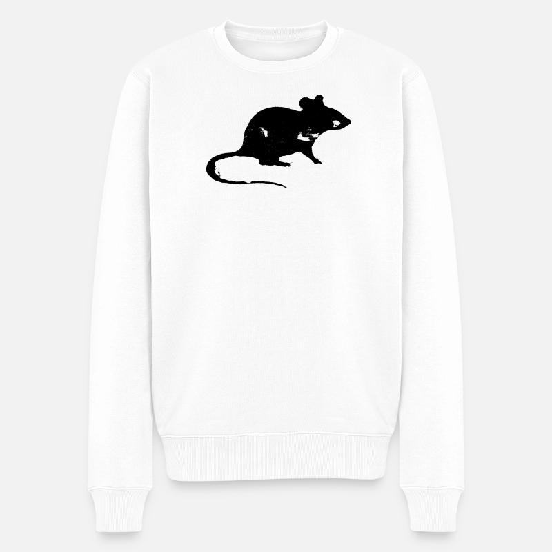 Rat - Pull Premium bio Homme - blanc