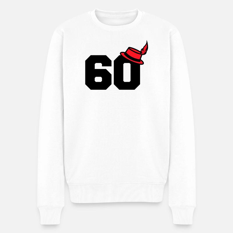 60 - Pull Premium bio Homme - blanc