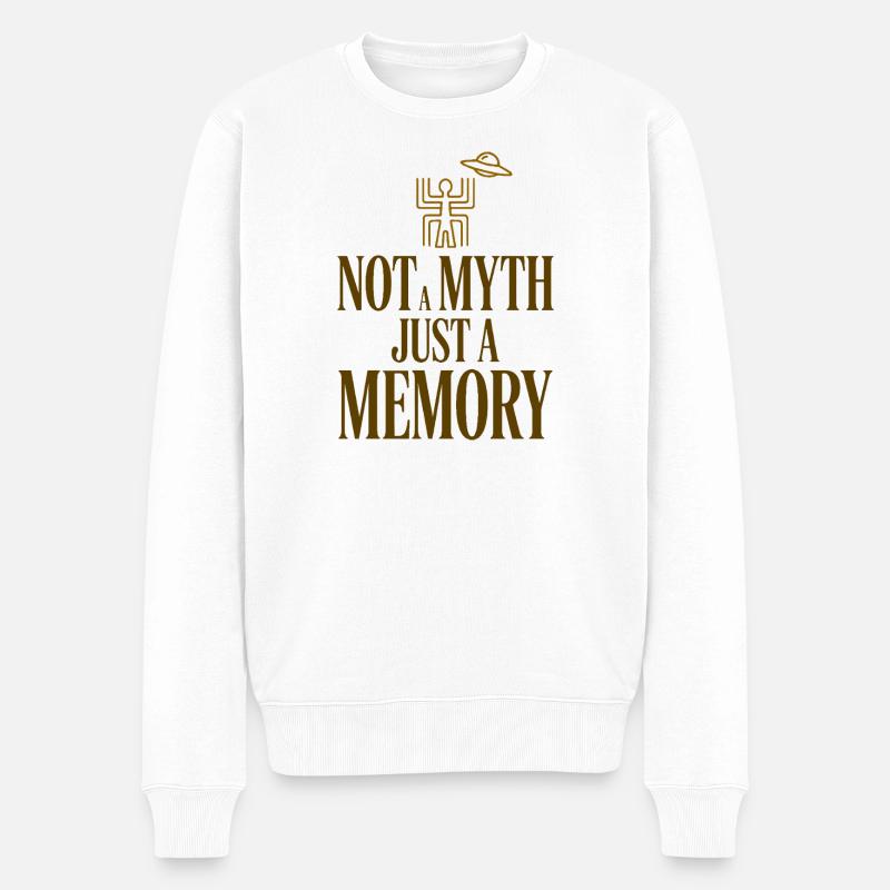 Pas un souvenir mythique - Pull Premium bio Homme - blanc