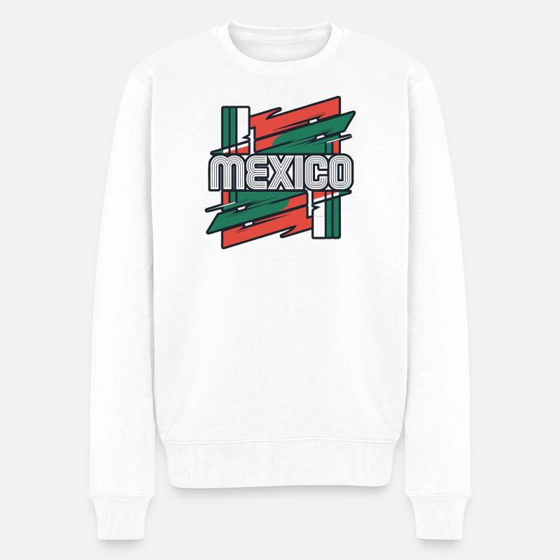 Mexique - Pull Premium bio Homme - blanc